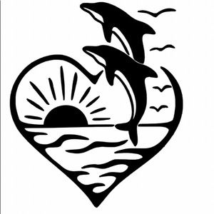 Dolphin decal